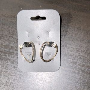 Silver earrings